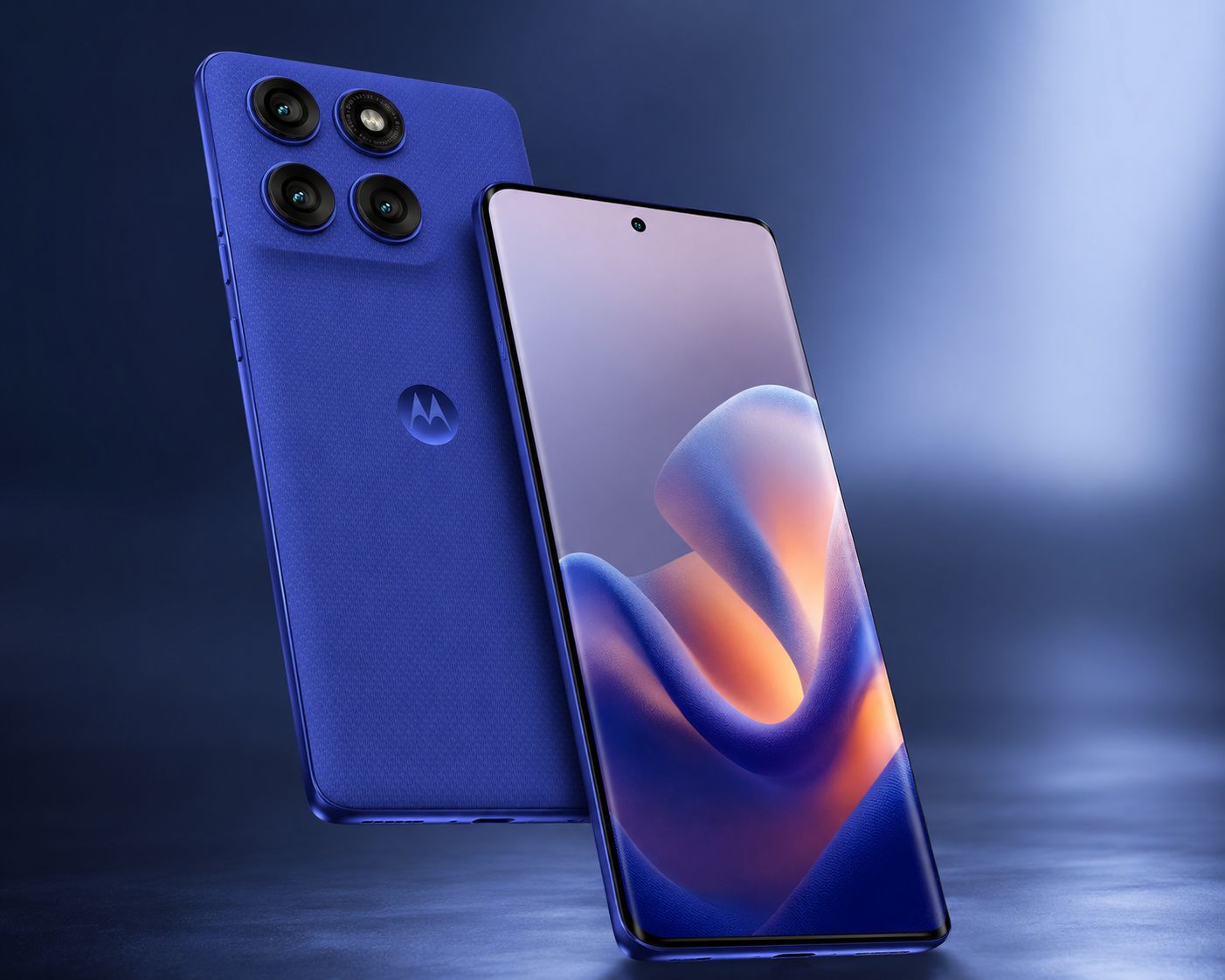 Motorola Edge 60 Pro 5G Azul — Design Premium com Tela pOLED Curva