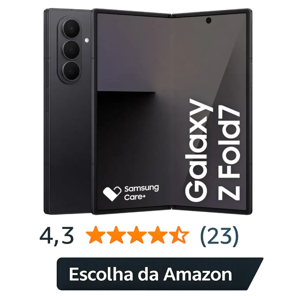 Samsung Galaxy Z Fold7 vale a pena? Análise técnica completa do novo dobrável da Samsung 2 Celular Samsung Galaxy Z Fold7 512GB, 12GB RAM Tela 8.0"