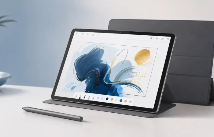 Tablet Lenovo Idea Tab de 11 polegadas com caneta e capa cinza