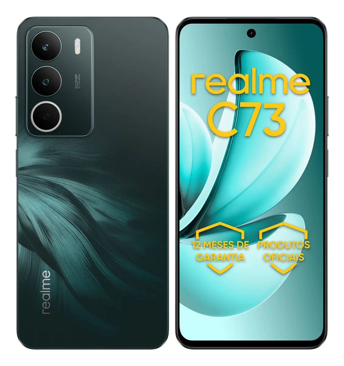 Realme C73 256 GB + 8 GB vale a pena? Análise técnica do celular 4G com bateria de 6.000 mAh 2 Realme C73 Verde 256GB com 8GB de RAM